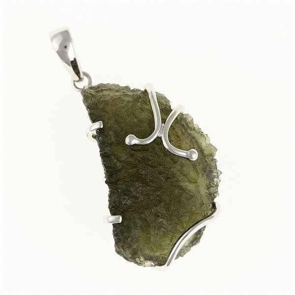 Ciondolo Argento con codice moldavite SM12091