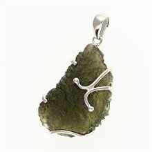 Ciondolo Argento con codice moldavite SM12091
