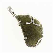 Ciondolo Argento con codice moldavite SM12091