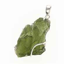 Ciondolo in argento con codice moldavite SM12097