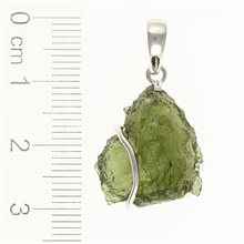 Ciondolo in argento con codice moldavite SM12113