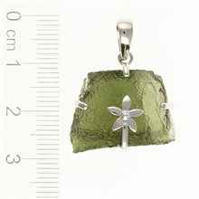 Ciondolo Argento con codice moldavite SM12123