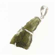 Ciondolo in argento con codice moldavite SM12134