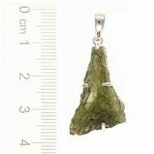 Ciondolo in argento con codice moldavite SM12134
