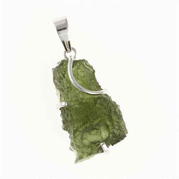 Ciondolo Argento con codice moldavite SM12144