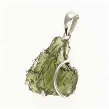 Ciondolo Argento con codice moldavite SM12152