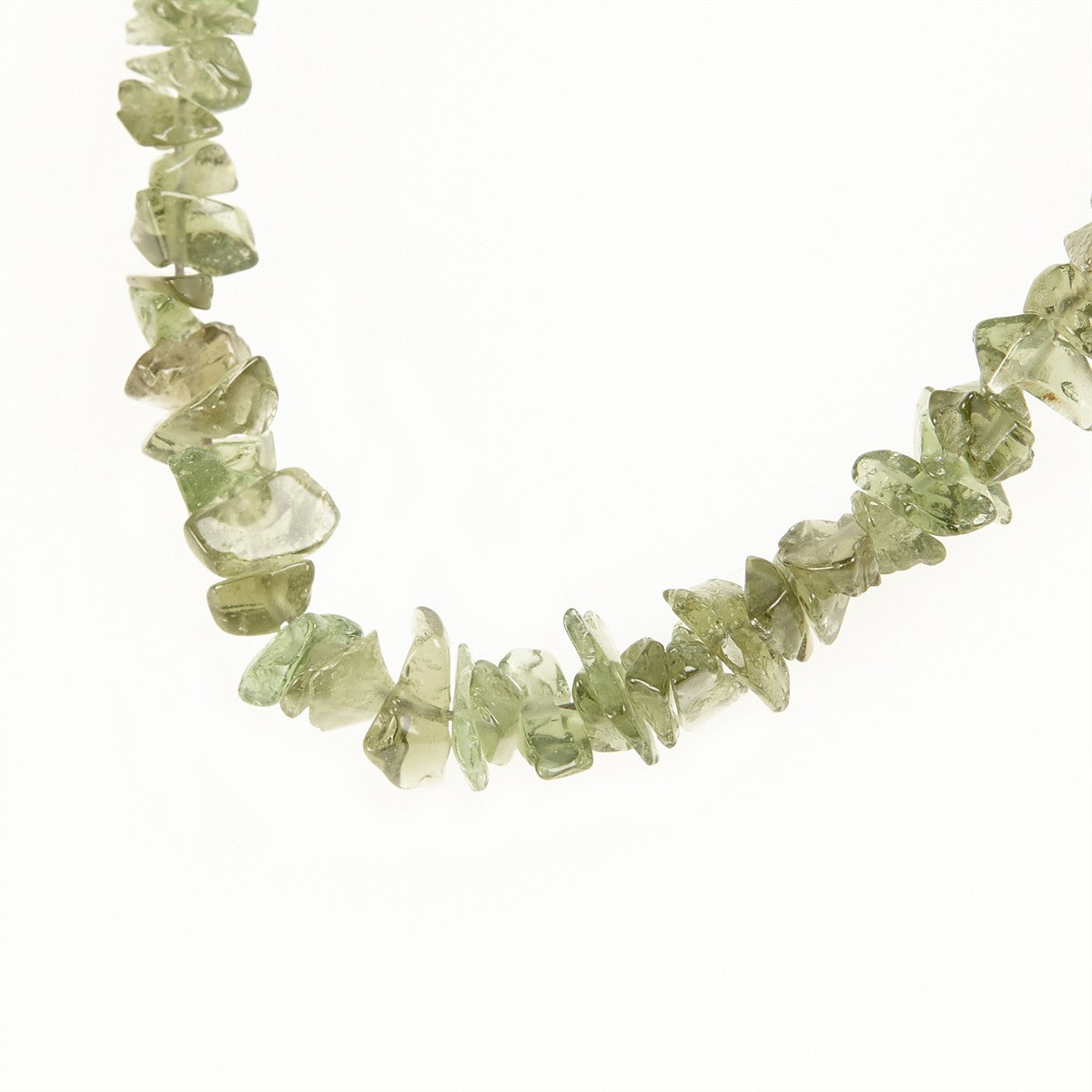 Bracelet with natural moldavites 431
