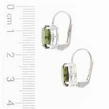 Orecchini in argento con Moldaviti 031-4