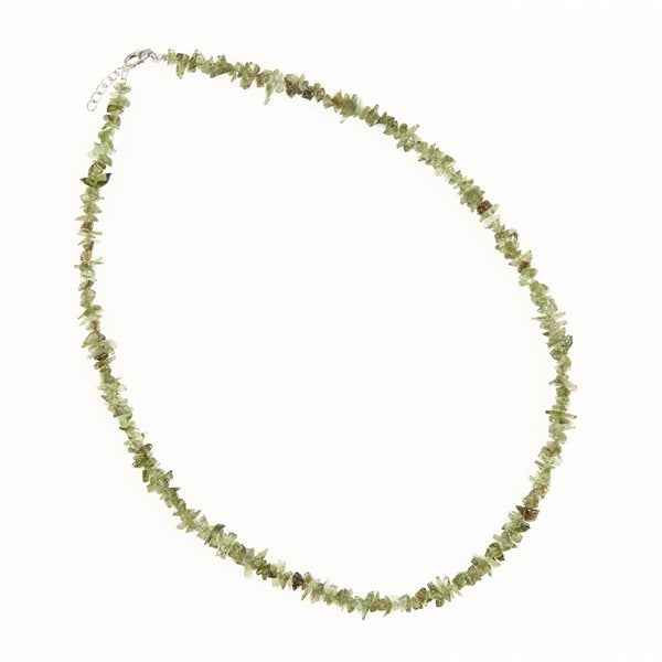 Necklase from natural moldavites 331