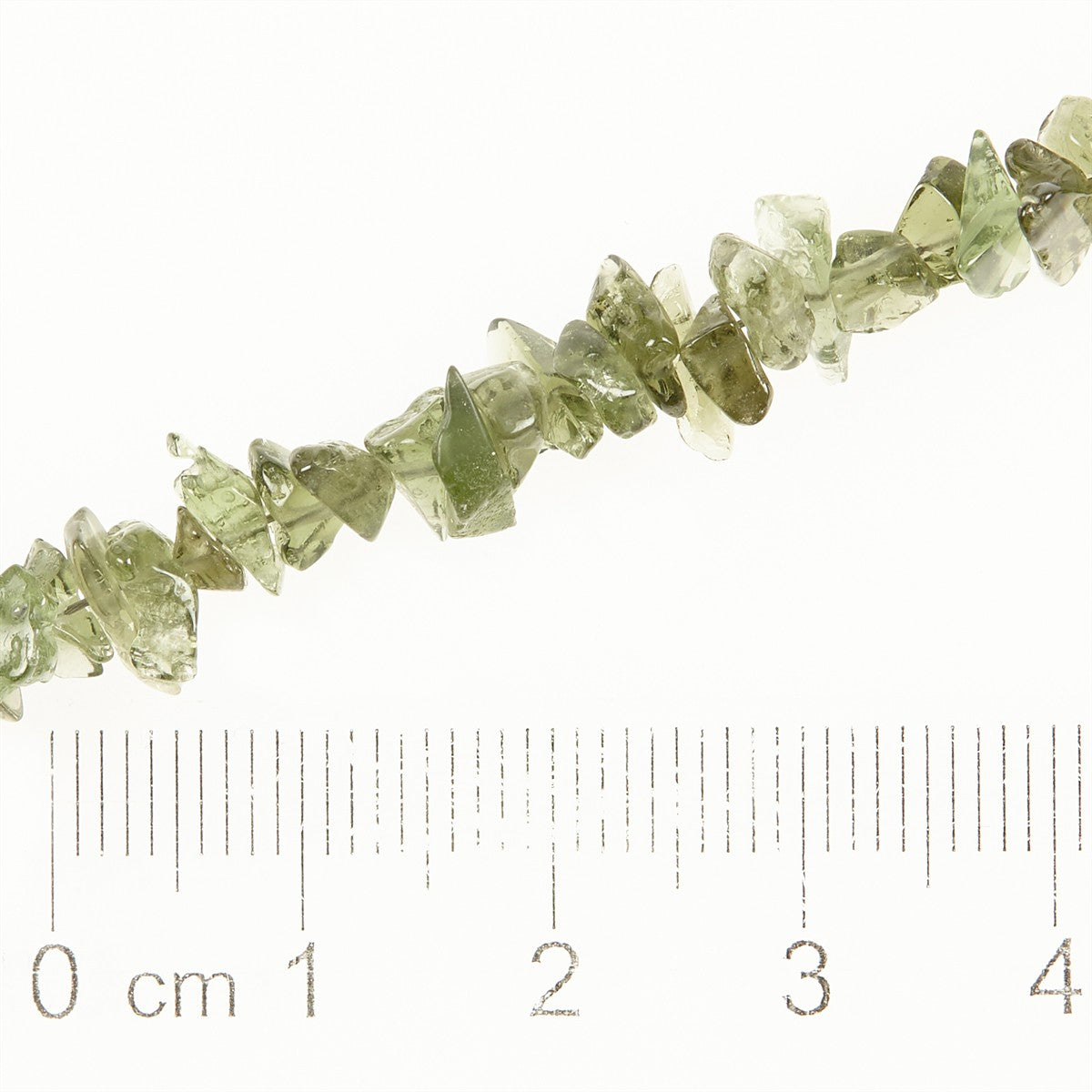 Necklase from natural moldavites 331