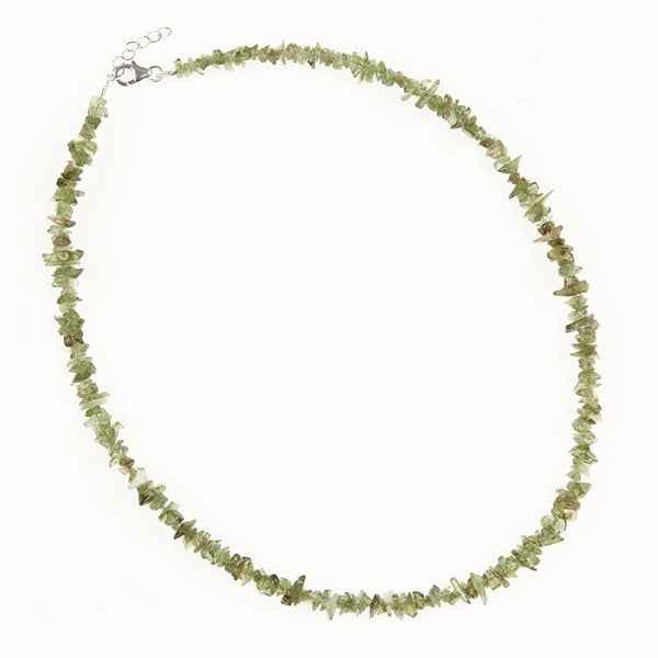 Necklase from natural moldavites 332
