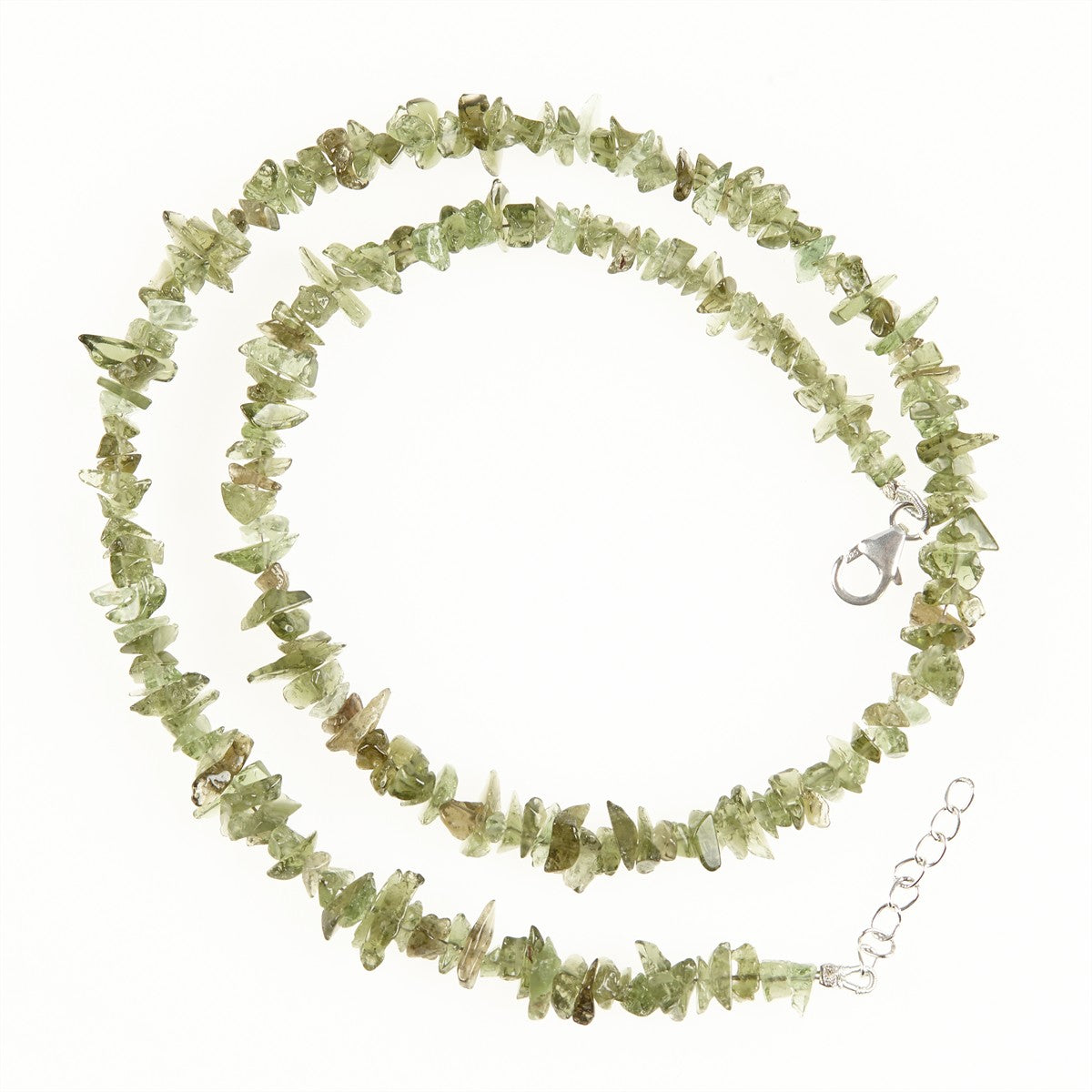 Necklase from natural moldavites 332
