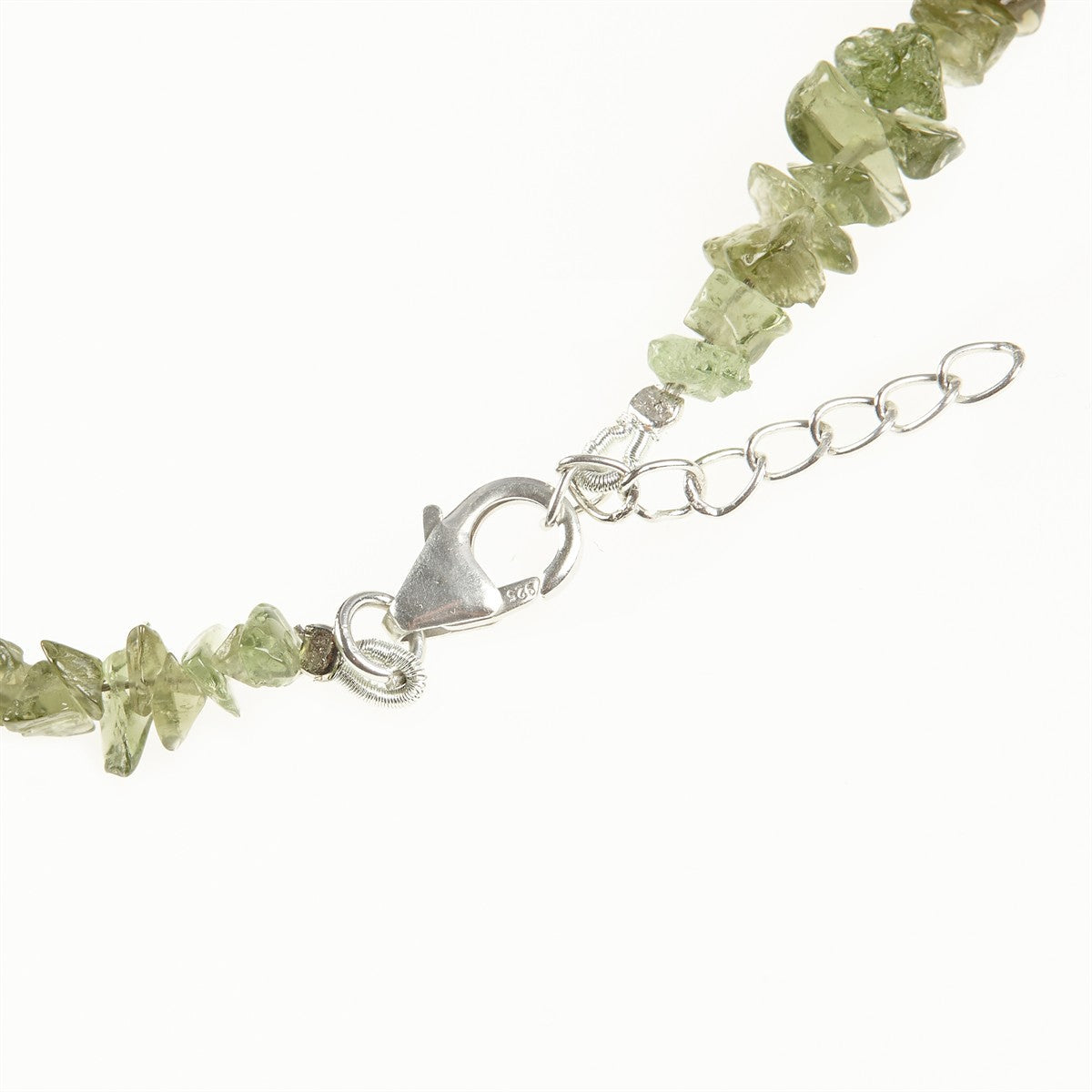 Necklase from natural moldavites 332