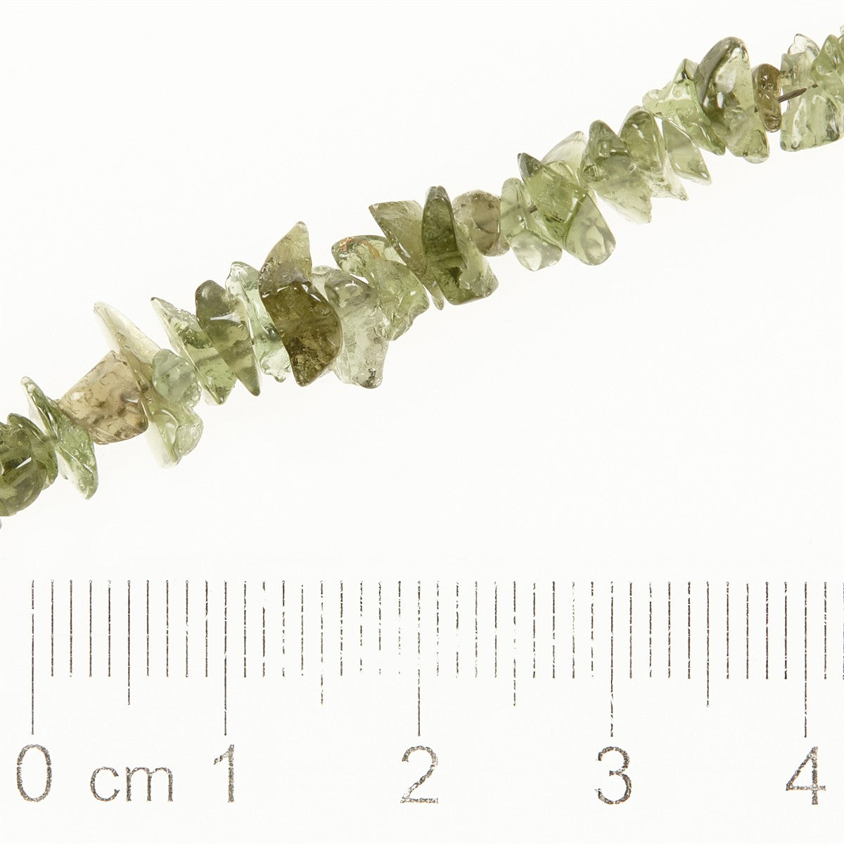 Necklase from natural moldavites 332