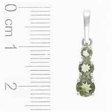 Silver pendant with moldavite 267