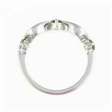Anello in argento con Moldaviti 098