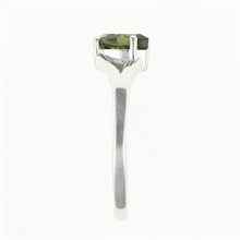 Anello Argento con moldavite 236