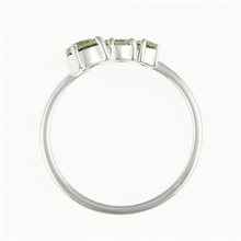 Anello in argento con Moldaviti 267