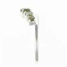 Anello in argento con Moldaviti 267